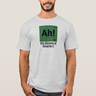 Camiseta ¡Ah! El elemento de la ceniza y del verde de la
