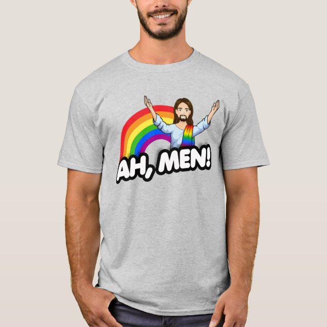 Camiseta Ah, hombres (Anverso)