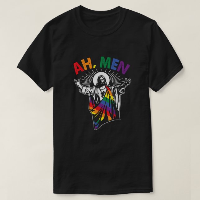 Camiseta Ah. Men - The Divine Rainbow Wordplay (Diseño del anverso)
