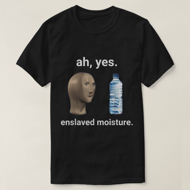Camiseta Ah Yes Eslavado Meme del Dedo de Humedad (Diseño del anverso)