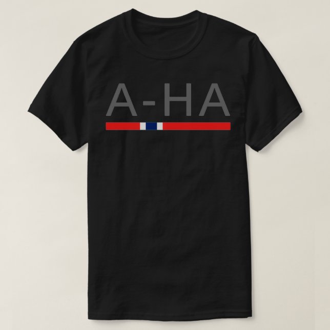 Camiseta aha (Diseño del anverso)
