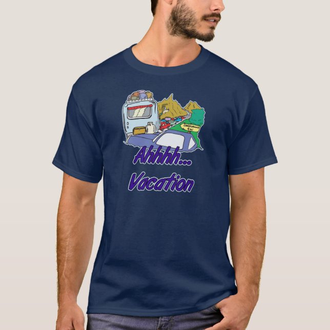 Camiseta Ahh Vacation Camping (Anverso)