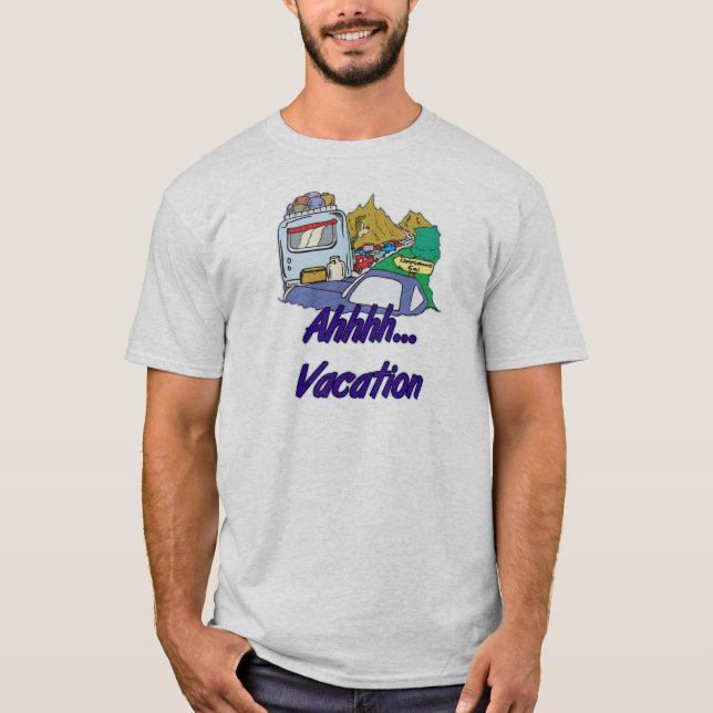 Camiseta Ahh Vacation Camping (Anverso)