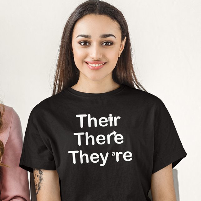 Camiseta Ahí están, ortografía gramática (Subido por el creador)