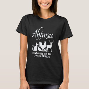 Camiseta Ahimsa Vegan Amabilidad hacia todos los Seres Vivo