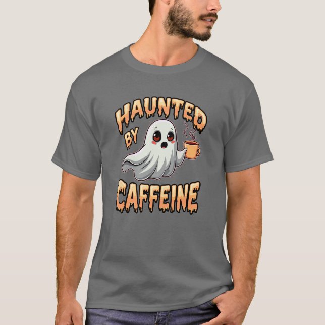 Camiseta Ahogado por Caffeine (tema de Fantasma de Hallowee (Anverso)