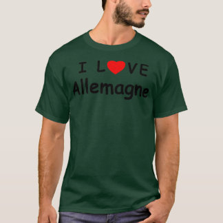 Camiseta ahora amo a Allemagne 1