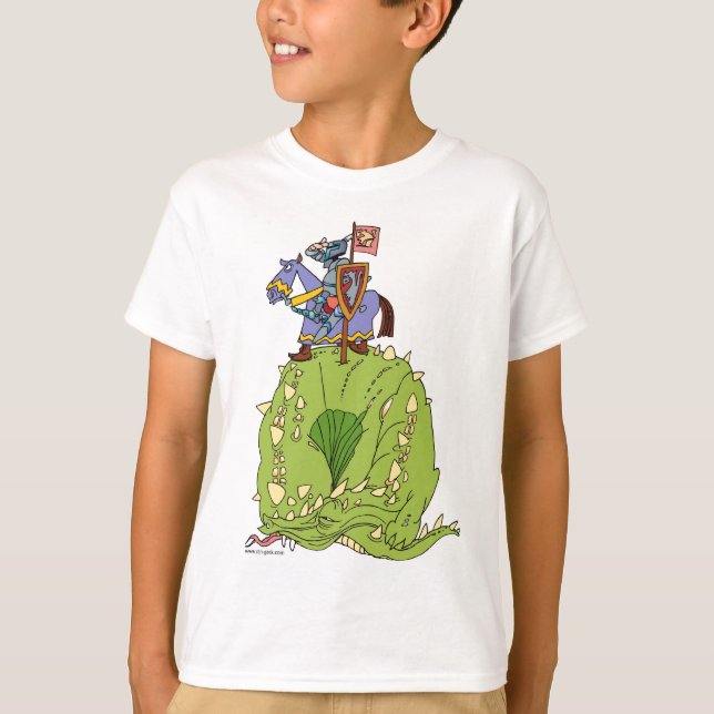 Camiseta ¿Ahora donde es ese dragón zurcido…? (Niño) (Anverso)