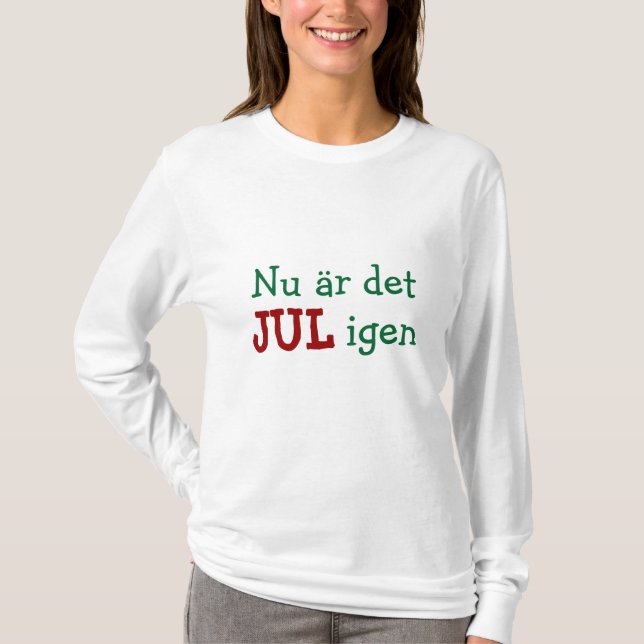 Camiseta Ahora es diversión sueca del día de fiesta del (Anverso)