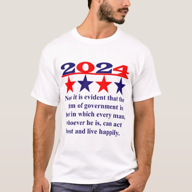 Camiseta Ahora Es Evidente Que La Forma De Gobierno - Po (Anverso)