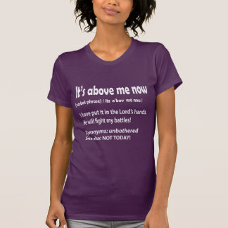 CAMISETA AHORA ESTÁ SOBRE MÍ