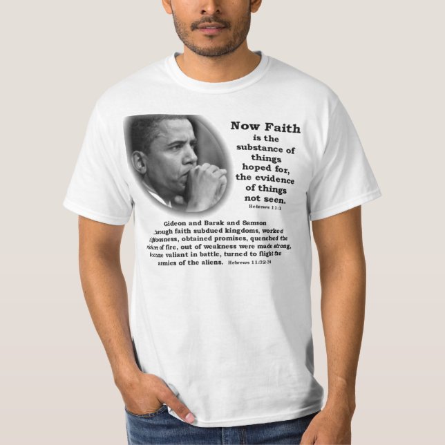 Camiseta ¡Ahora fe! (Anverso)