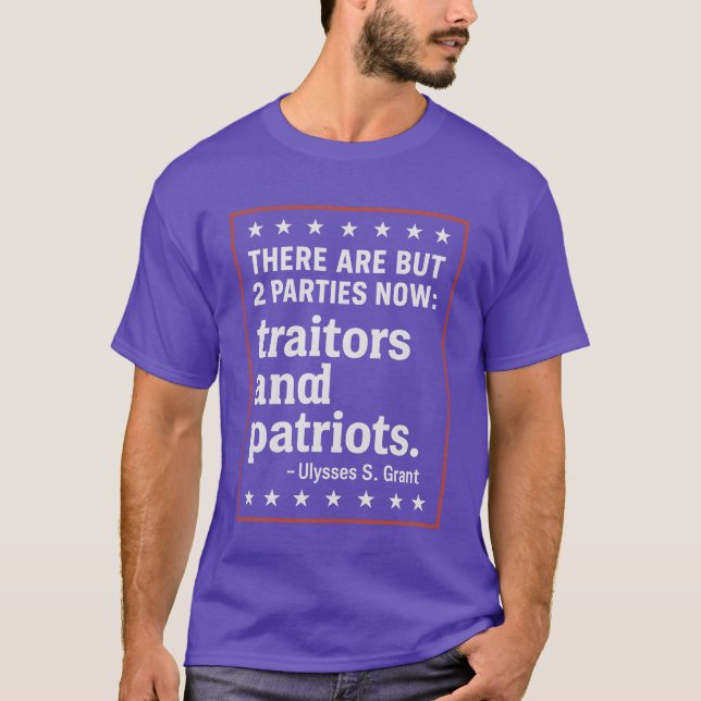Camiseta AHORA HAY MÁS DE 2 FIESTAS traidores y patriotas. (Anverso)
