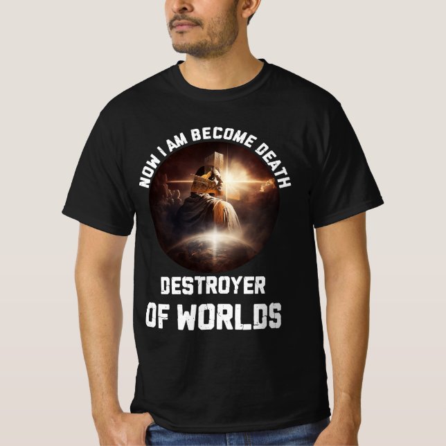 Camiseta Ahora Me Convierto En Destruidor De La Muerte De M (Anverso)