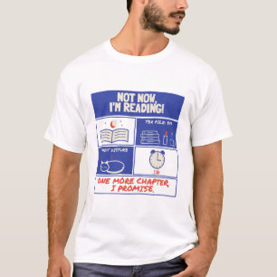 Camiseta Ahora No Estoy Leyendo Libro Retro Riso Amante
