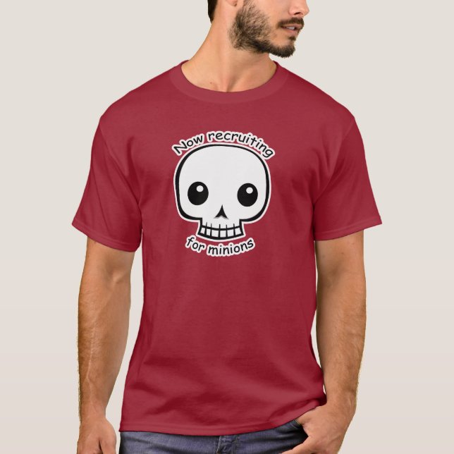 Camiseta Ahora reclutando para los minions (Anverso)