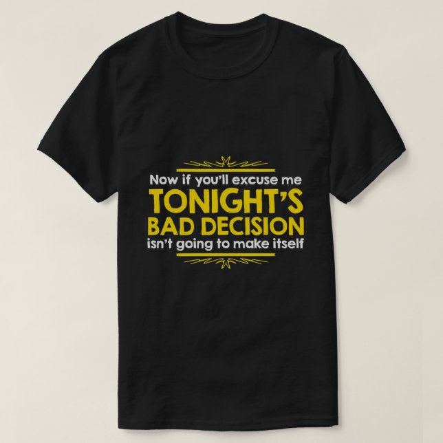 Camiseta Ahora si me disculpan... (Diseño del anverso)