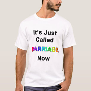 Camiseta Ahora Simplemente Se Llama Matrimonio