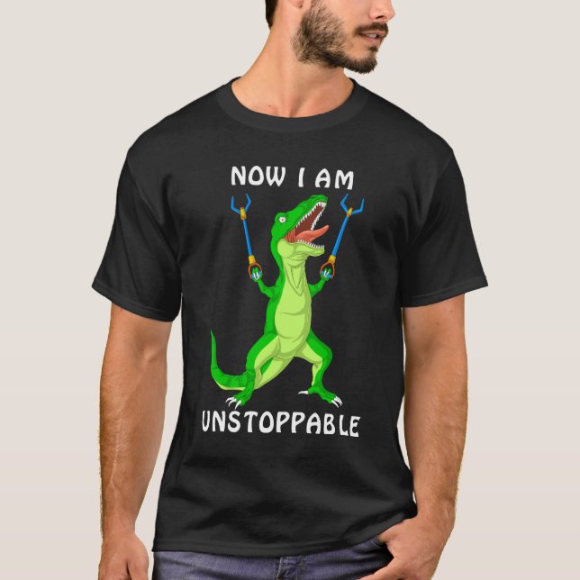 Camiseta ahora soy el incontenible dinosaurio T-Shirt (Anverso)