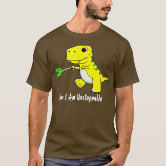 Camiseta Ahora Soy Imparable Dinosaur Funny TRex ( )
