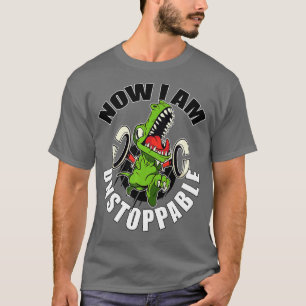 Camiseta Ahora Soy Imparable Funny TRex Dino Arms Premium
