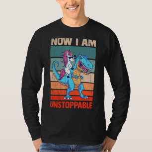 Camiseta Ahora Soy Imparable Para Rex Dinosaur Dino Tyranno