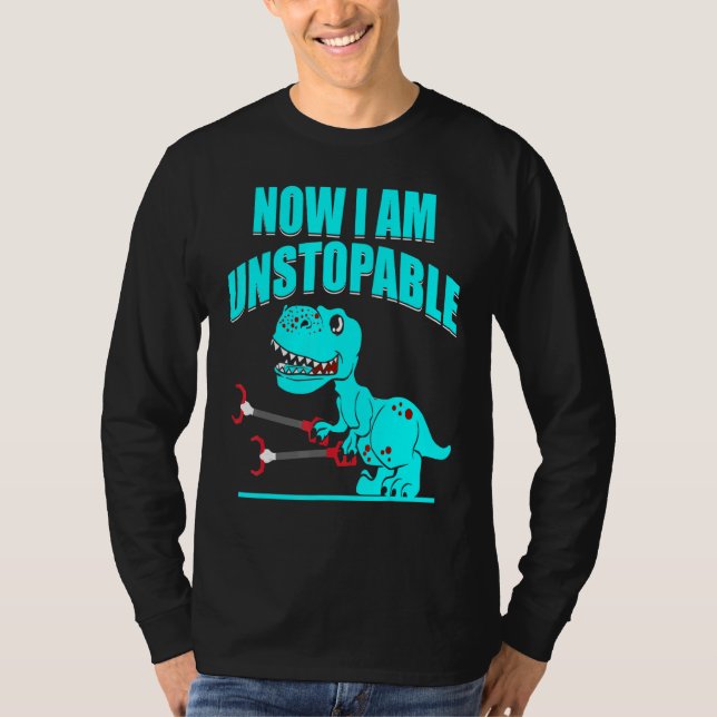 Camiseta Ahora Soy Imparable Para Rex Little Dinosaur (Anverso)