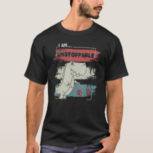 Camiseta Ahora Soy Imparable Rex Dinosaur Rex Cute Vintag