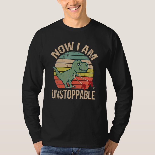 Camiseta Ahora Soy Inestable Dinosaurio T Rex (Anverso)