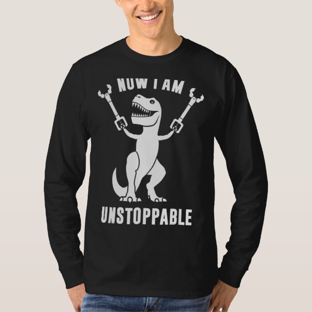Camiseta Ahora Soy Inparable Funny T Rex (Anverso)
