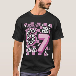 Camiseta Ahora tengo 6, el año que viene tendré 7" Meme de 