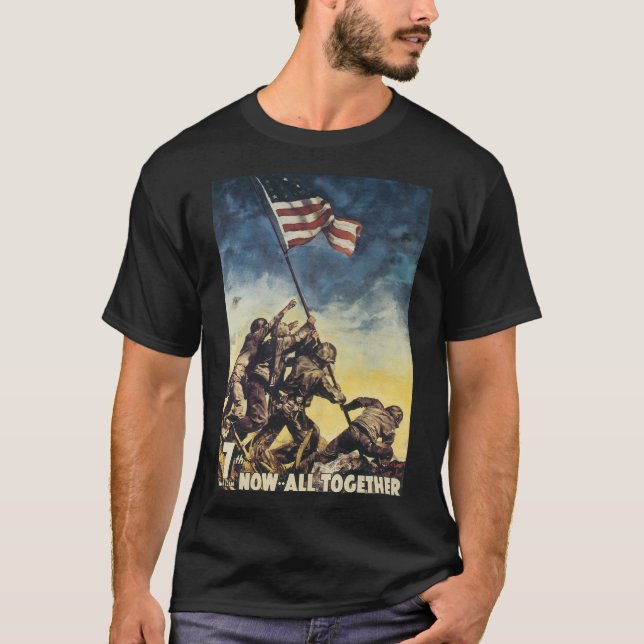 Camiseta Ahora todos juntos la Segunda Guerra Mundial (Anverso)