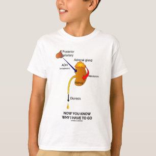 Camiseta Ahora usted sabe porqué tengo que ir (la diuresis