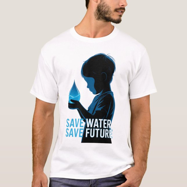 Camiseta Ahorra Agua Ahorra Futuro (Anverso)