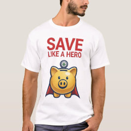 Camiseta Ahorra Como Un Héroe – Super Alcancía 