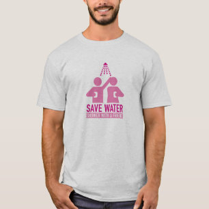 Camiseta Ahorra Ducha De Agua Con Un Amigo