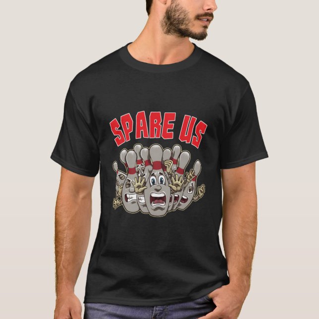 Camiseta Ahorra Lema Para Tu Equipo De Boliche (Anverso)