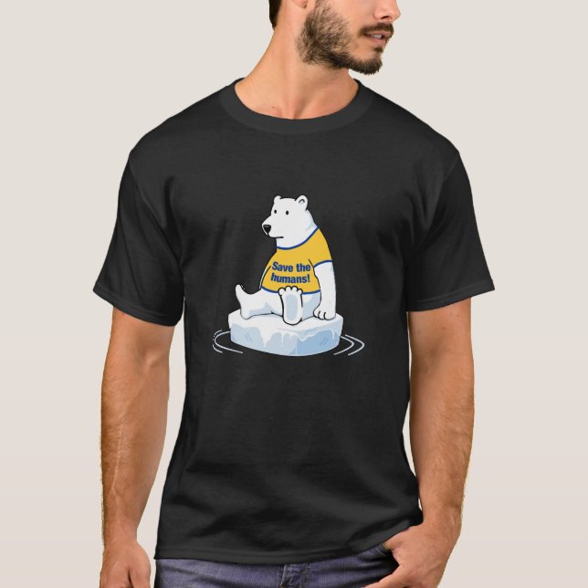 Camiseta Ahorre a los seres humanos (Anverso)