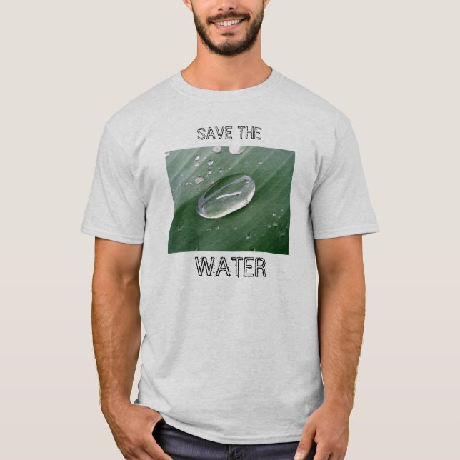 Camiseta ¡Ahorre el agua! (Anverso)