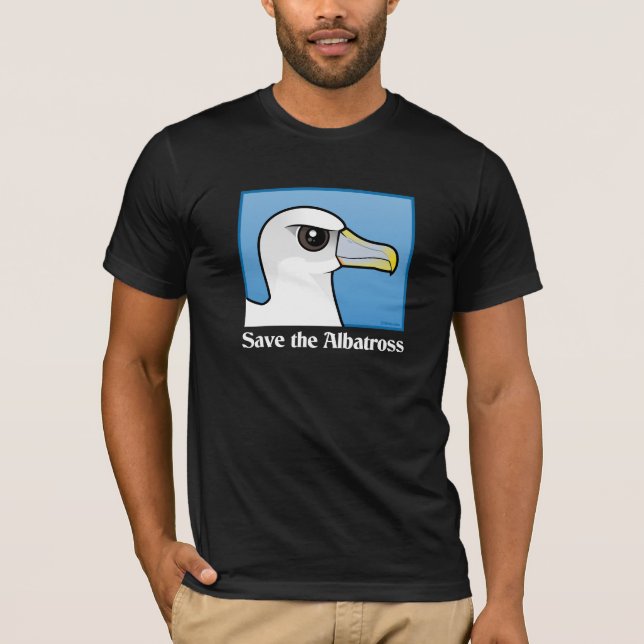 Camiseta Ahorre el albatros (el retrato) (Anverso)