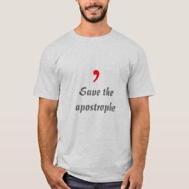 Camiseta Ahorre el apóstrofe