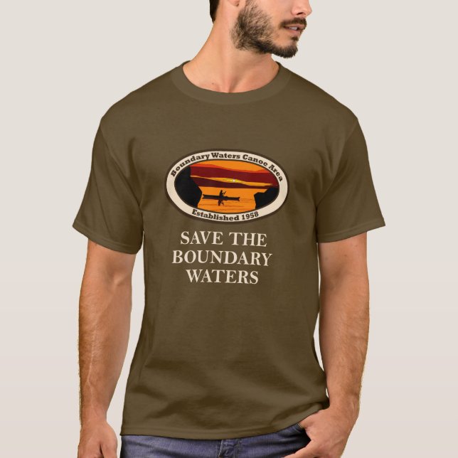 Camiseta ¡Ahorre el BWCA y toda la tierra nacional! (Anverso)