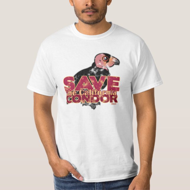 Camiseta Ahorre el cóndor de California (Anverso)