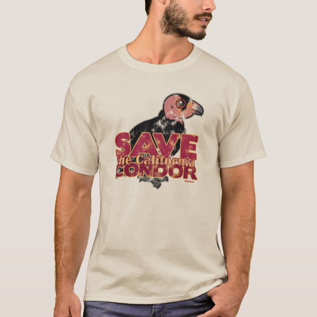 Camiseta Ahorre el cóndor de California (Anverso)