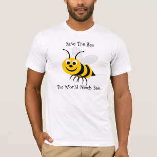 Camiseta Ahorre el diseño de la abeja