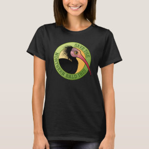 Camiseta Ahorre el Ibis calvo septentrional