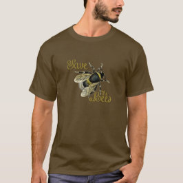 Camiseta Ahorre el ilustracion del vintage de las abejas