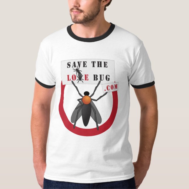 Camiseta Ahorre el insecto del amor (Anverso)
