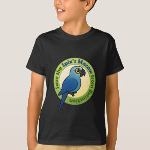 Camiseta Ahorre el Macaw del Spix de la extinción