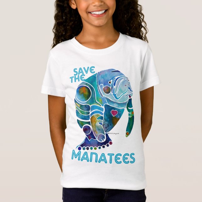 Camiseta Ahorre el Manatee (Anverso)
